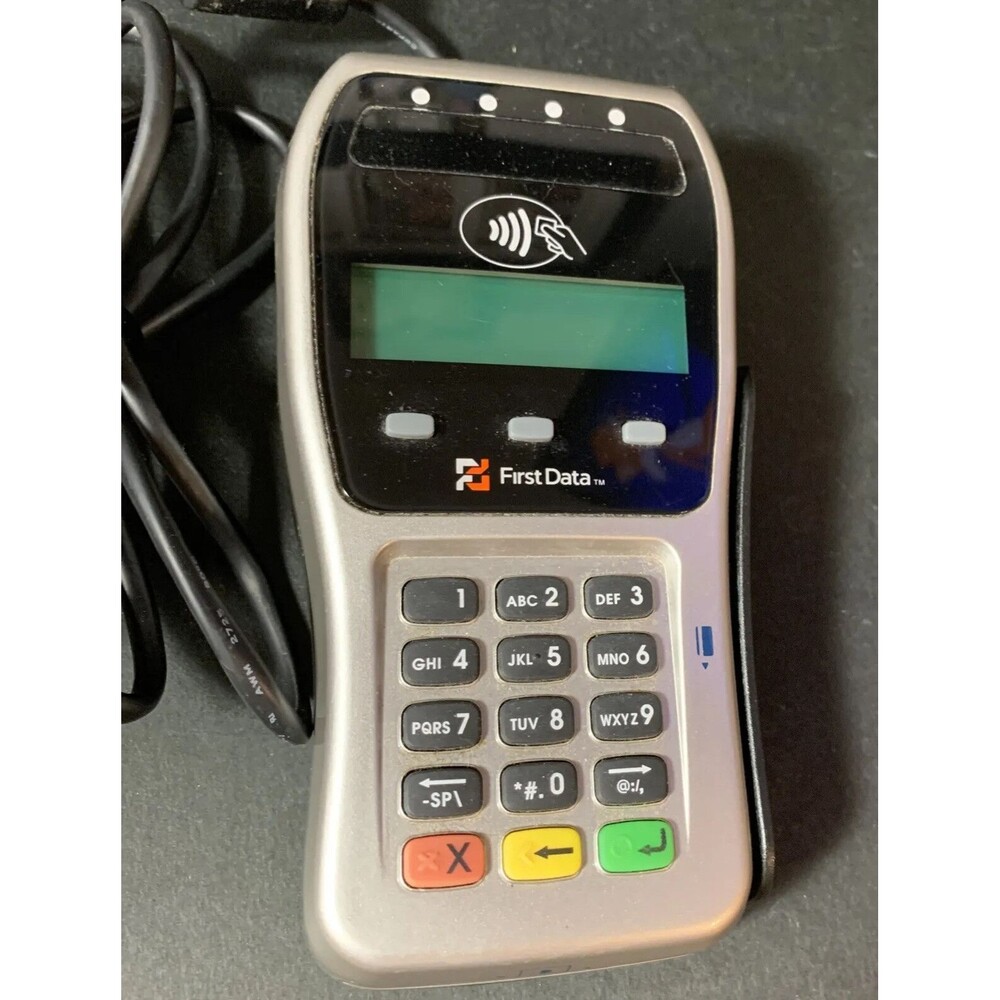 First Data FD35  With Power Cord- Untested - For Parts - Picture 2 of 4